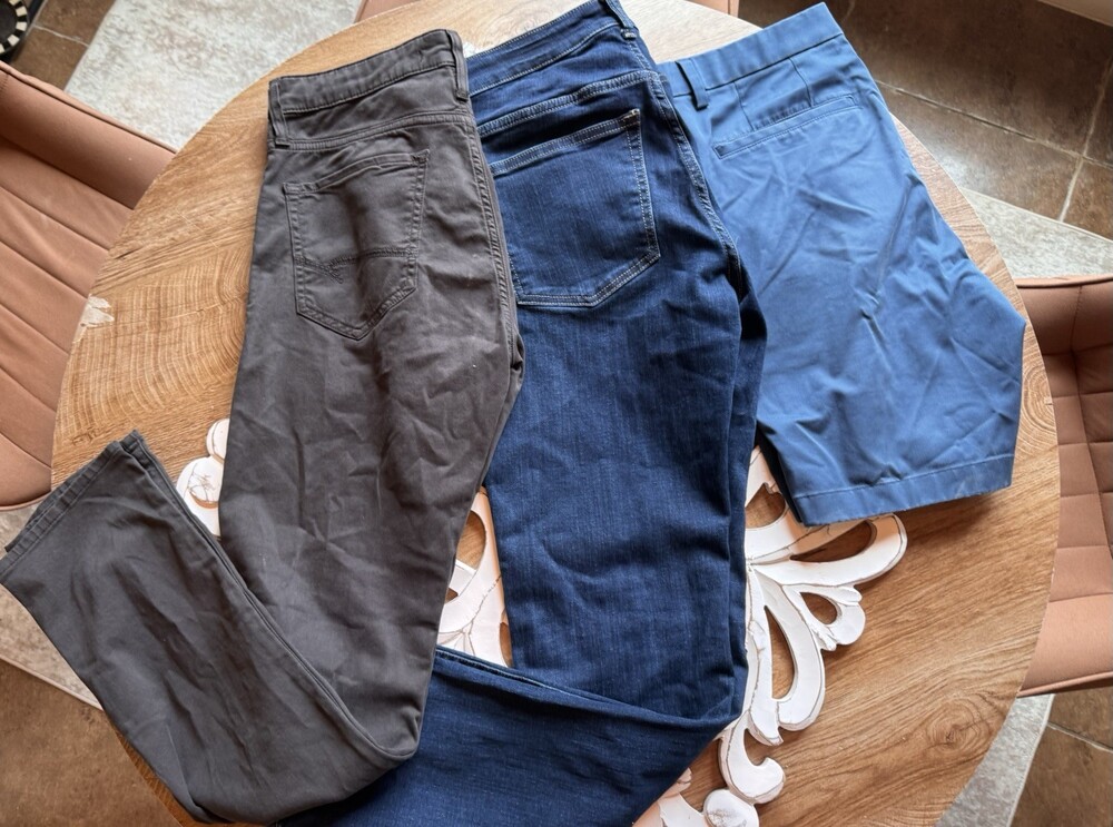 Men's Clothing Lot Set Of 3 Pants And Shorts Size 31 32
